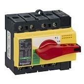 Выключатель-разъединитель INS63 4P красно-желтый 28919 SE