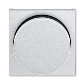 Накладка для светорегулятора поворотного LEVIT серебро / дымчатый чёрный 2CHH940123A4070 ABB