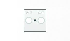 Накладка для розетки TV+R+SAT телевизионной+радио+спутник, SKY, альпийский белый  2CLA855010A1101 ABB
