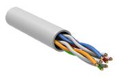 Витая пара U/UTP кат.5E 24AWG 4 пары PVCLS нг(А)-LSLTx (305м) белый РФ/Т GENERICA BC1-C5E04-128-305-T-R-G