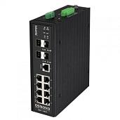 Коммутатор управляемый (L2+) Gigabit Ethernet на 8xRJ45 + 4 SFP порта SW-70804/ILS OSNOVO