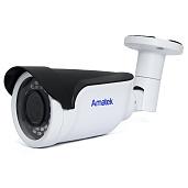 Камера видеонаблюдения (видеокамера наблюдения) аналоговая уличная цилиндрическая MHD, 2 Мп, объектив вариофокальный 2,8-12 мм, ИК подсветка: 40 м AC-HS204V AMATEK