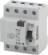 Выключатель дифференциального тока ВД1-63 (УЗО) 100А 3P+N четырехполюсный 6кА 30мА тип AC Pro ( NO-902-53 ) Б0031892 ЭРА