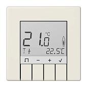 LS универсальный комнатный регулятор температуры воздуха с дисплеем «стандарт», слоновая кость TRDLS231 JUNG