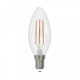 Лампа светодиодная 9 Вт E14 C35 4000К 750Лм прозрачная 200-250В свеча SKY (LED-C35-9W/4000K/E14/CL PLS02WH) UL-00005161 Uniel
