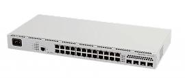 Коммутатор 24 портовый 10/100/1000 Base-T (PoE/PoE+), 4 порта 10GBase-R (SFP+)/1000Base-X (SFP), L3, 220V AC MES2324P Eltex