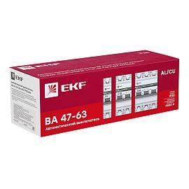 Выключатель автоматический 8А 2П двухполюсный характеристика D 4,5kA ВА47-63 PROxima mcb4763-2-08D-pro EKF
