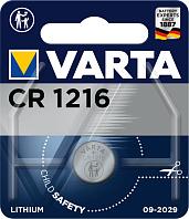 Батарейка дисковая (элемент питания) CR1216 Professional Electronics 3В бл/1 (06216 101 401) литиевая 6216101401 VARTA