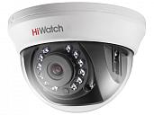Камера видеонаблюдения (видеокамера наблюдения) 2Мп внутренняя купольная HD-TVI с ИК-подсветкой до 20м DS-T201(B)(2.8 mm) HiWatch