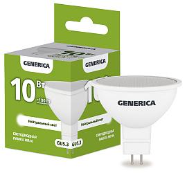 Лампа светодиодная MR16 софит 10Вт 230В 4000К GU5.3 GENERICA