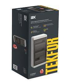 Бокс пластиковый КМПн-36 IP65 навесной TEKFOR черн. прозр. дверь 560х300х153 TF5-KP72-N-36-65-K03-K02 /уп.1шт/ IEK