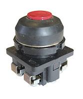 Выключатель кнопочный ВК30-10-11110-54 У2, красный, 1з+1р, цилиндр, IP54, 10А. 660В, (ЭТ) ET052700