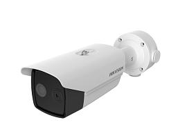 Камера видеонаблюдения (видеокамера наблюдения) тепловизионная IP уличная цилиндрическая, объектив 6.2 мм DS-2TD2617B-6/PA HikVision
