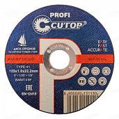 Круг (диск) отрезной по металлу 230 х1,6 х 22 мм профессиональный CUTOP PROFI 40016т