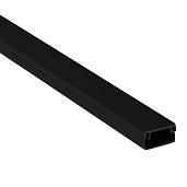 Канал кабельный чёрный (100х60)  Plast kk-100-60b EKF