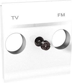 Плата центральная Unica IP40 для розетки TV+FM телевизионная+радио белый MGU9.440.18 Schneider Electric