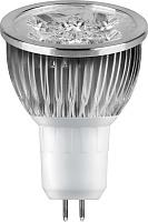 Лампа светодиодная 4 Вт G5.3 MR16 4000К 320Лм прозрачная 230В рефлекторная LB-14 25169 Feron