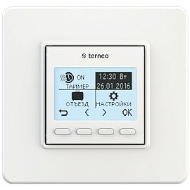 Терморегулятор для теплого пола программируемый, 16А, 3000ВА, пол 5…+60°C (воздух 5...+35°C), Terneo pro