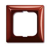 Рамка для розеток и выключателей 1 пост Basic55 foyer-red 1725-0-1516 2CKA001725A1516 ABB