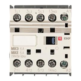 Миниконтактор МКЭ 6А 230В 1NO EKF PROxima (Mctr-s-6-230)