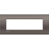 Рамка для розеток и выключателей Air, итальянский стандарт 7 мод. Цвет "Глина" Livinglight LNC4807CY Legrand