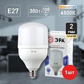 Лампа светодиодная 30 Вт E27 T100 6500К 2400Лм матовая 175-265В колокол ( LED POWER T100-30W-6500-E27 ) Б0027004 ЭРА