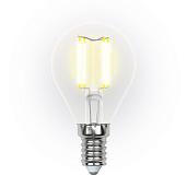 Лампа светодиодная 5 Вт E14 G45 3000К 450Лм прозрачная 200-250В шар Air DIM (LED-G45-5W/WW/E14/CL/DIM GLA01TR) UL-00002866 Uniel