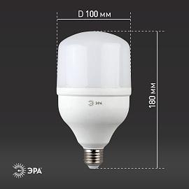 Лампа светодиодная 30 Вт E27 T100 4000К 2400Лм матовая 175-265В колокол ( LED POWER T100-30W-4000-E27 ) Б0027003 ЭРА