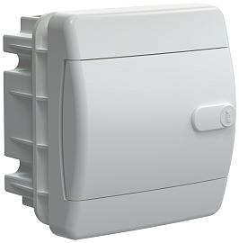 Корпус пластиковый ЩРВ-П-4 IP41 белая дверь UNION Compact UIC-KP13-V-04-41-K01 IEK