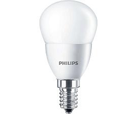 Лампа светодиодная 6,5 Вт E14 P45 2700К 620Лм матовая 220В шар ESSLEDLustre 929001886807/929002274507 Philips