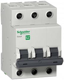 Выключатель автоматический 16А 3п трехполюсный характеристика C 4,5кА тип AC EASY9 EZ9F34316 Schneider Electric