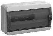 Корпус пластиковый КМПн-18 IP65 черная прозрачная дверь TEKFOR TF5-KP72-N-18-65-K03-K02 IEK