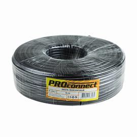 Кабель коаксиальный RG-6U, 75 Ом, CCS/Al/Al, 48%, бухта     черный   OUTDOOR  01-2205-1 PROCONNECT