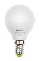 Лампа светодиодная    5Вт Е14 G45 3000К 400Лм матовая 220В Шар PLED-ECO .1036896A Jazzway