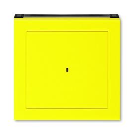 Накладка для выключателя карточного LEVIT жёлтый / дымчатый чёрный 2CHH590700A4064 ABB