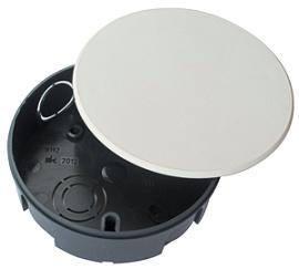 Коробка распределительная скрытой установки в бетон диаметр 80мм глубина 21мм черная У194/U194 (размер б/крышки d71x15мм) Schneider Electric (1м)