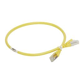 Шнур коммутационный RJ 45 - категория 6a - S/FTP - PVC - экранированный - 0,5 м - желтый 051816 Legrand