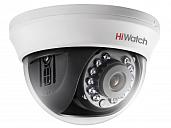 Камера видеонаблюдения (видеокамера наблюдения) аналоговая купольная 5Мп HD-TVI с ИК-подсветкой до 20м DS-T591(C) (2.8 mm) HiWatch