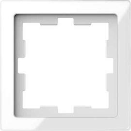 Рамка для розеток и выключателей 1 пост Merten D-Life скрытой установки белый кристалл MTN4010-6520 Systeme Electric