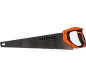 Ножовка PATRIOT WSP-450L, по дереву, 7 TPI крупный зуб, 3-х сторонняя заточка, 450мм 350006012 PATRIOT