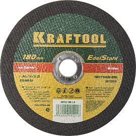 KRAFTOOL 180x1.6x22.23 мм, круг отрезной, круг по нержавеющей стали для УШМ 36252-180-1.6