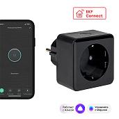 Розетка умная Wi-Fi PRO HomeСonnect черная RCS-2-WF EKF