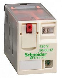 Реле миниатюрное 6А 4ПК ~120В индик. RXM4AB2F7 Schneider Electric