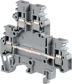 Клемма M4/6.D2-1.N винт 4мм.кв., синяя 1SNA125126R0300 TE Connectivity