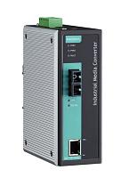 Медиаконвертер Ethernet 10/100BaseTX в 100BaseFX (многомодовое оптоволокно) в металлическом корпусе IMC-101-M-SC MOXA