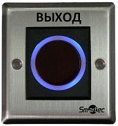 Кнопка выхода ИК-бесконтактная, врезная, металл. корпус, НЗ/НР контакты, 90х90х40 мм, -20…+55°C ST-EX121IR Smartec