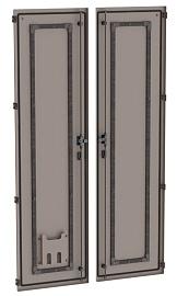 Комплект дверей FORT для корпуса высотой 2000 и шириной 1000 IP54 PROxima FD2010G EKF
