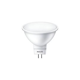 Лампа светодиодная спот 5 Вт GU5.3 MR16 2700K 400Лм 220В рефлектор LED spot 929001844508 Philips