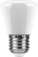 Лампа светодиодная 1 Вт E27 C45 6400К 80Лм матовый 230В колокольчик дневной 25910 Feron