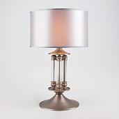 Лампа классическая  настольная с абажуром 01045/1 сатин-никель 00000084222 Eurosvet